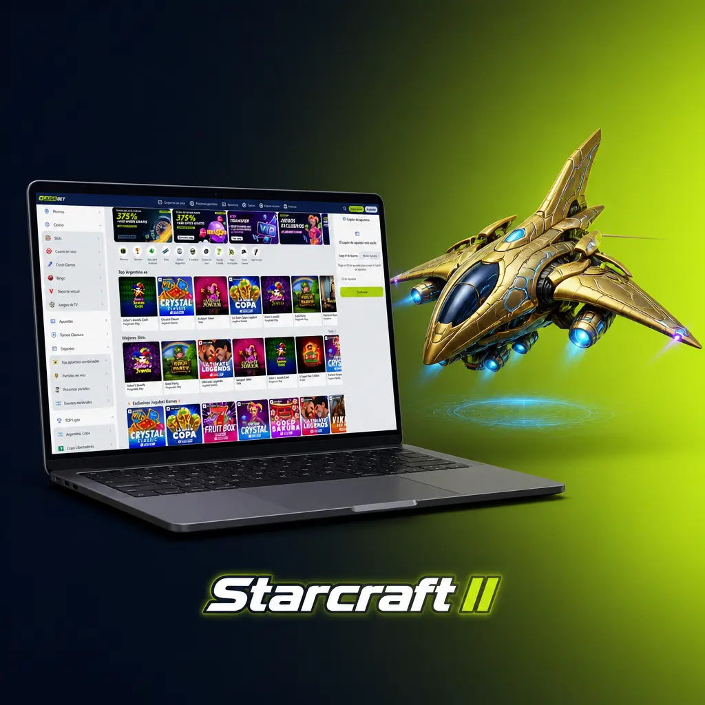 Apuestas en vivo para StarCraft II en Jugabet: mercados 1v1, ganador de mapa y hándicap en torneos como GSL e IEM Katowice.