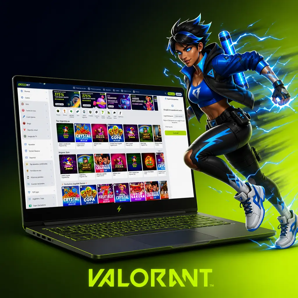 Apuestas en vivo de Valorant en Jugabet: ganador de mapa, total de rounds y hándicap en torneos VCT y Masters