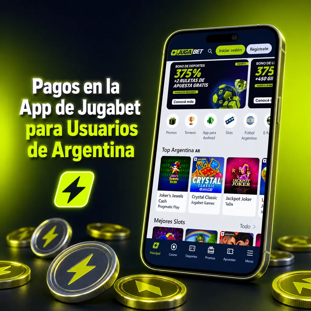 Métodos de pago en la app de Jugabet para usuarios de Argentina: Mercado Pago, transferencia bancaria, Astropay y más opciones locales.
