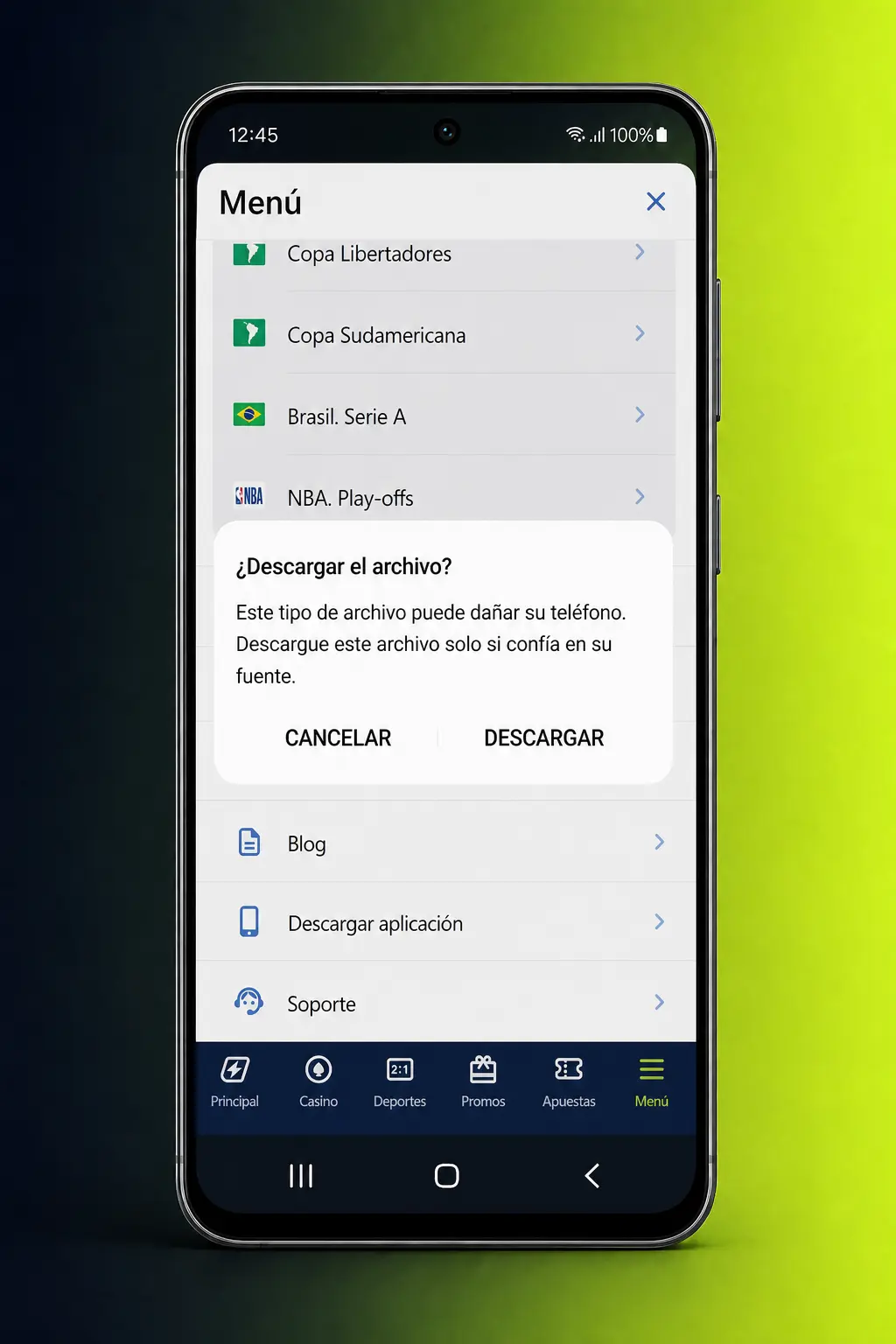 Pasos para descargar e instalar el APK de Jugabet en Android desde el celular